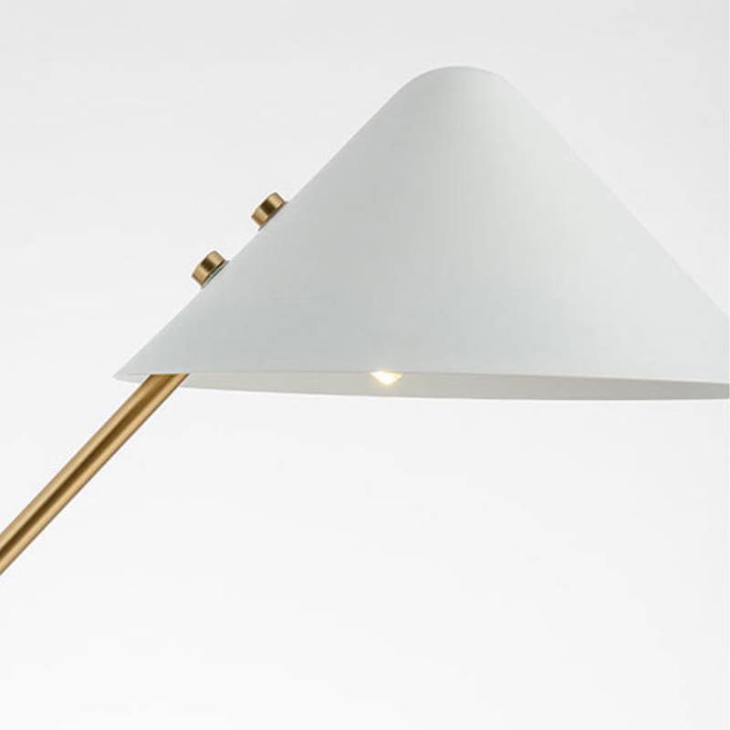 Elegant Marble Base Table Lamp Modern Brass Desk Light - OpalDwell