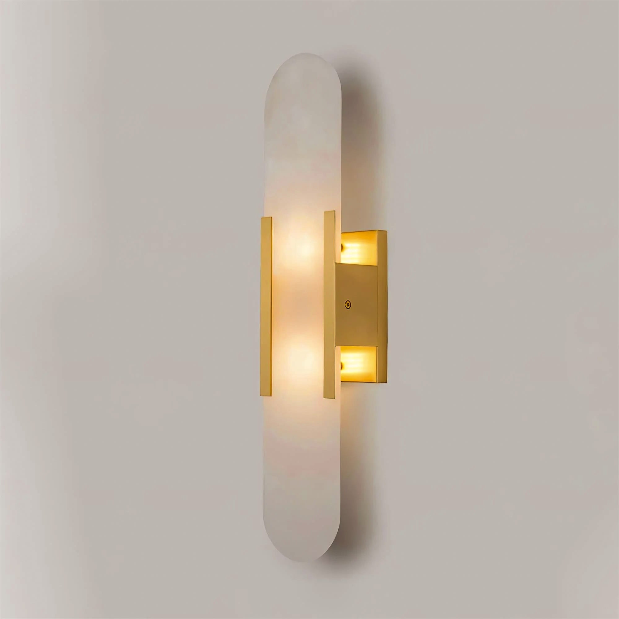 Lunara | Luxury Alabaster Wall Lamp with Warm Glow - OpalDwell