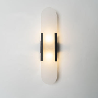 Lunara | Luxury Alabaster Wall Lamp with Warm Glow - OpalDwell