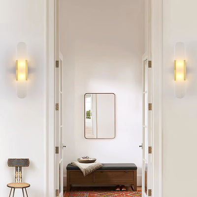 Lunara | Luxury Alabaster Wall Lamp with Warm Glow - OpalDwell