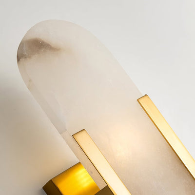Lunara | Luxury Alabaster Wall Lamp with Warm Glow - OpalDwell