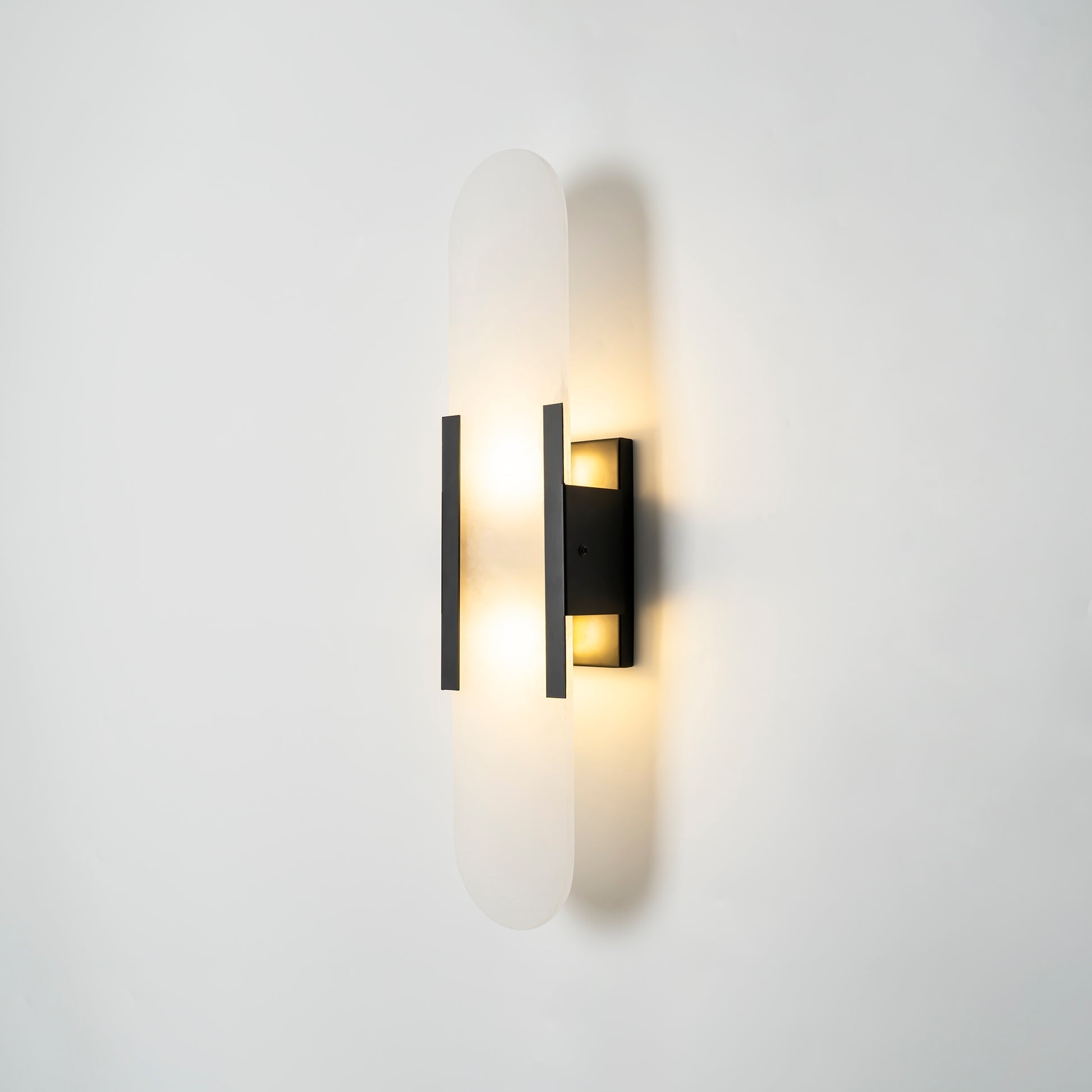 Lunara | Luxury Alabaster Wall Lamp with Warm Glow - OpalDwell