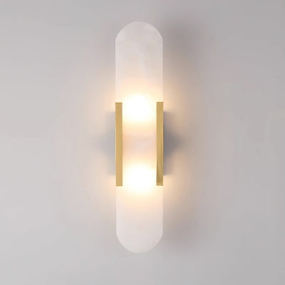 Lunara | Luxury Alabaster Wall Lamp with Warm Glow - OpalDwell