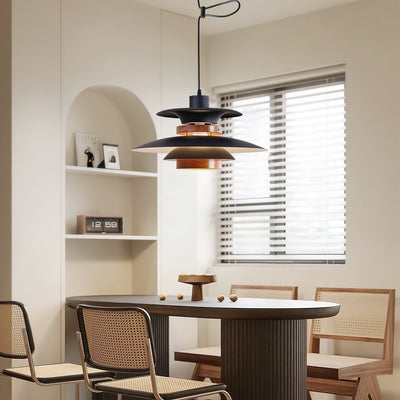 Solva Swivel Arm Pendant Lamp With Four Shades Nordic Style - OpalDwell