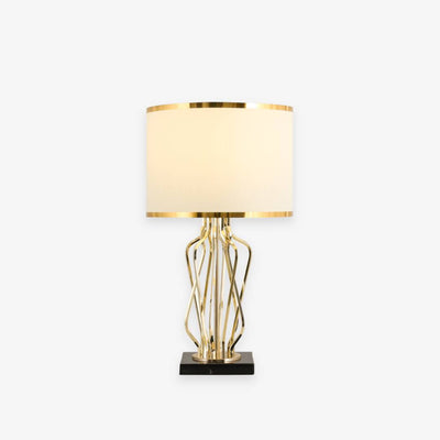 Gold Luxury Table Lamp For Modern Bedside And Living Room Lighting - OpalDwell