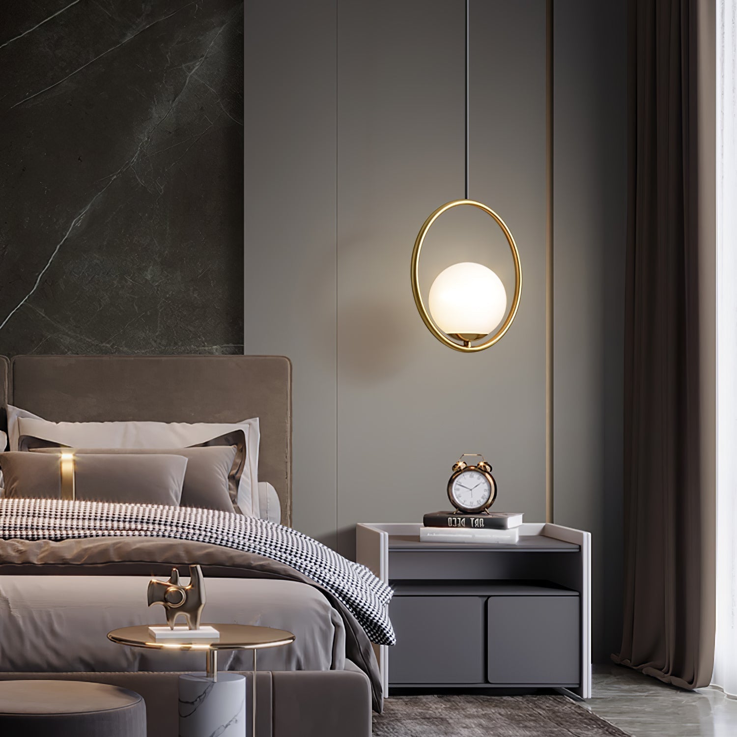 Lyra Modern Pendant Lamp With Elegant Minimal Design - OpalDwell