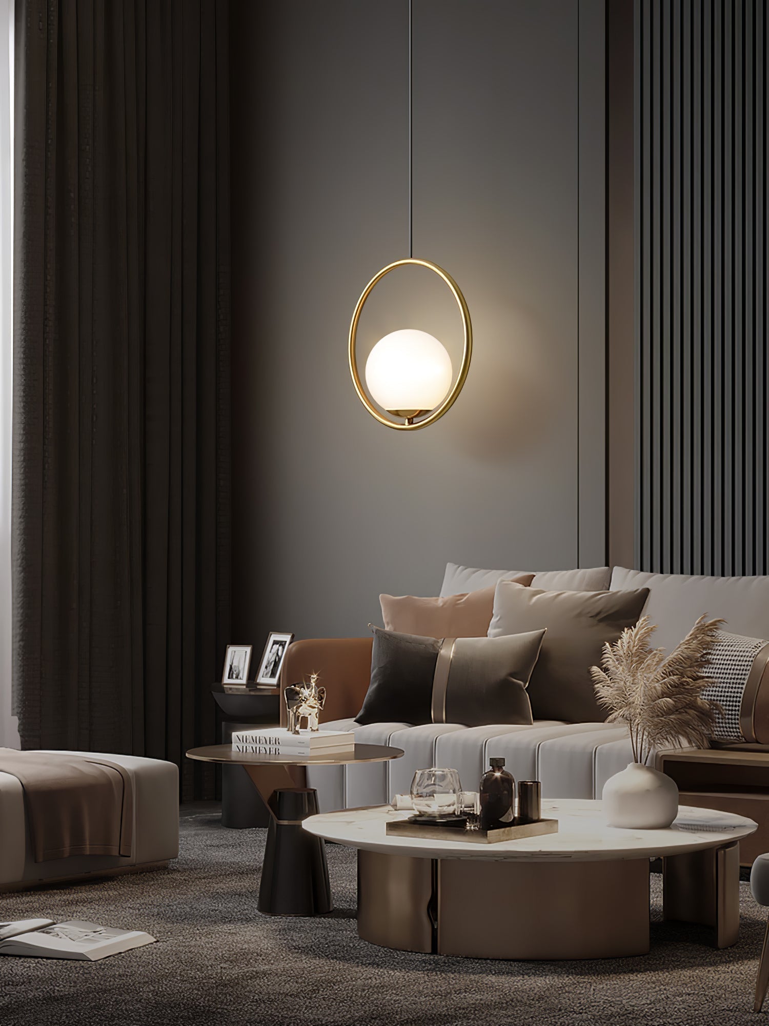 Lyra Modern Pendant Lamp With Elegant Minimal Design - OpalDwell