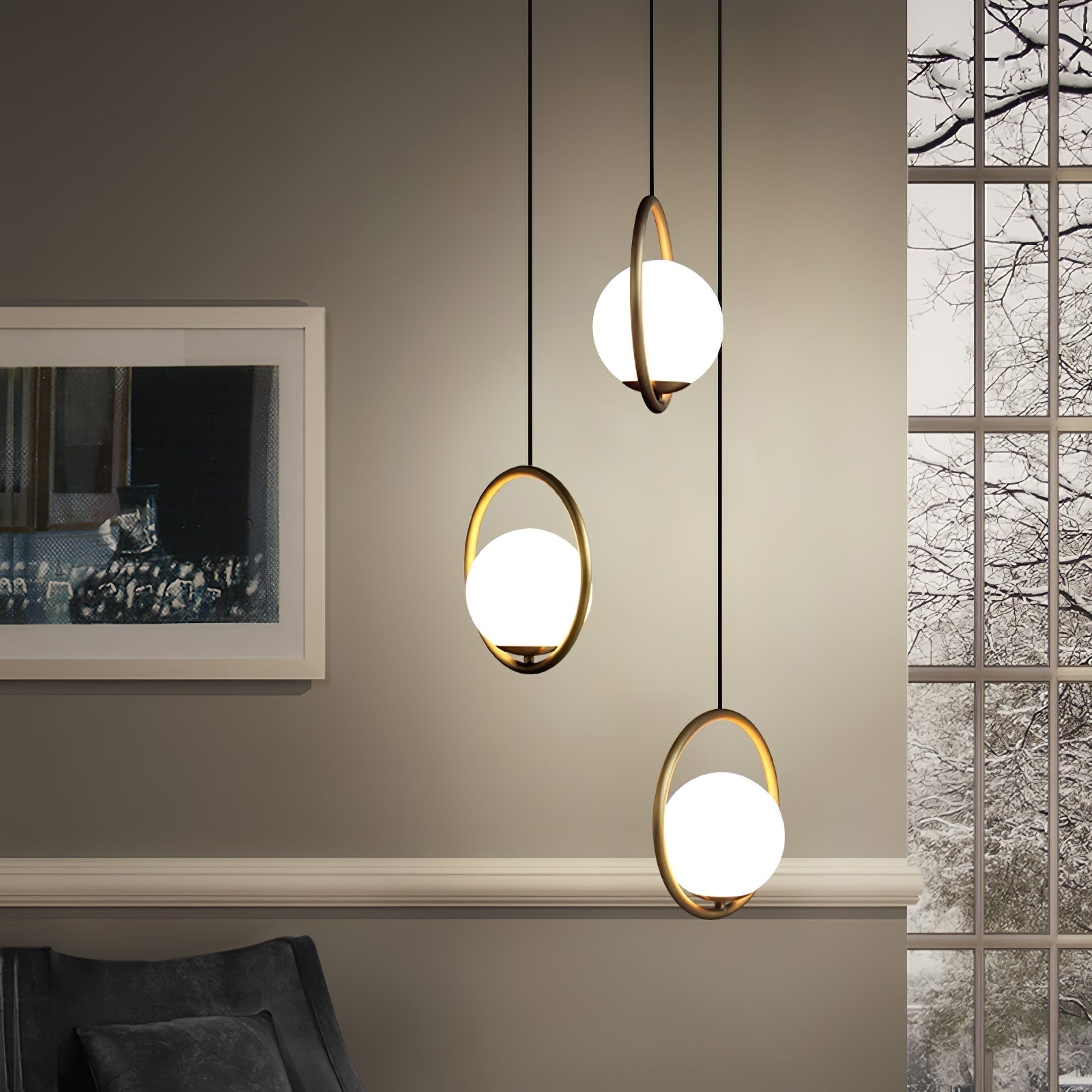 Lyra Modern Pendant Lamp With Elegant Minimal Design - OpalDwell