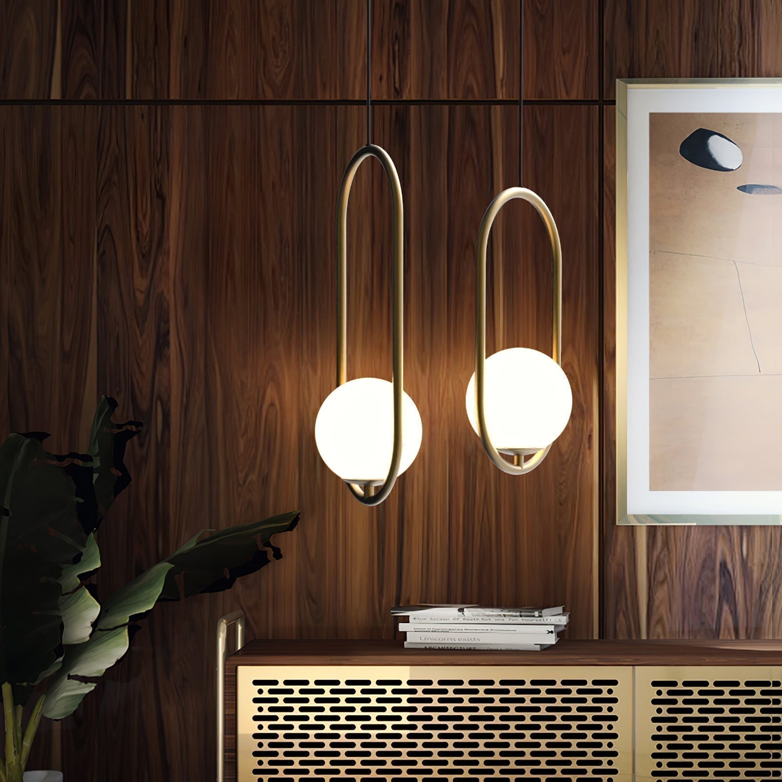 Lyra Modern Pendant Lamp With Elegant Minimal Design - OpalDwell