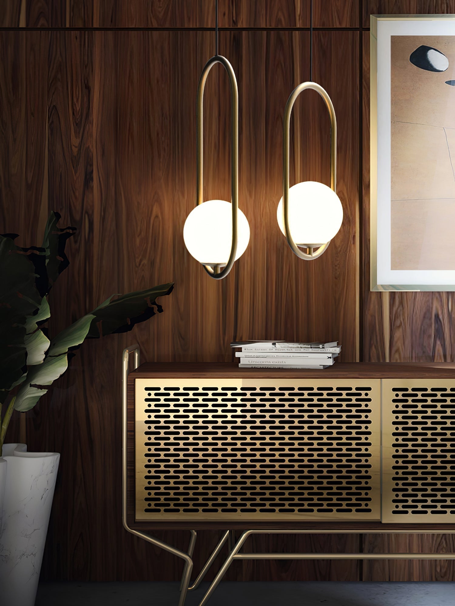 Lyra Modern Pendant Lamp With Elegant Minimal Design - OpalDwell