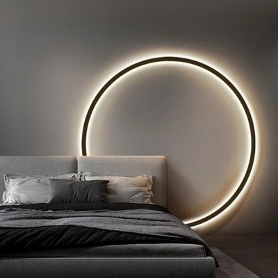 CircaGlow Minimalist Circular Wall Light Lamp For Homes - OpalDwell