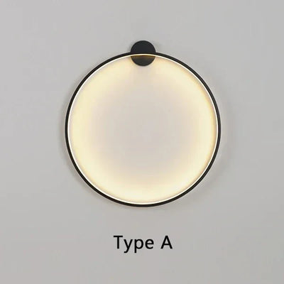 NovaLine Circle Wall Light Minimalist Circular Lamp - OpalDwell