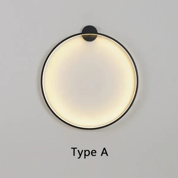 NovaLine Circle Wall Light Minimalist Circular Lamp - OpalDwell