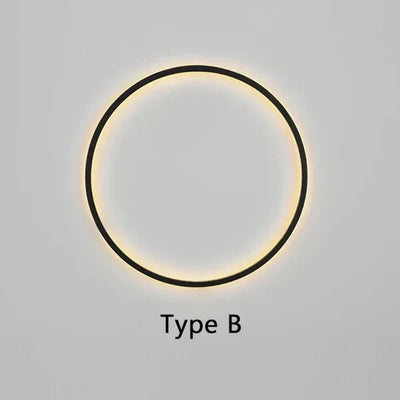 CircaGlow Minimalist Circular Wall Light Lamp For Homes - OpalDwell