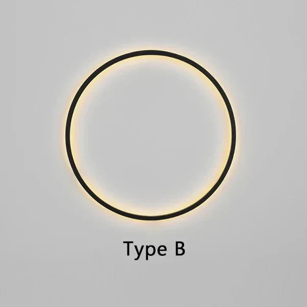 CircaGlow Minimalist Circular Wall Light Lamp For Homes - OpalDwell