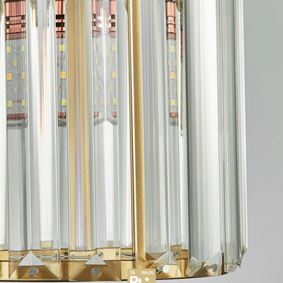 AureliaNova Crystal Pendant Lamp with K9 Crystals Gleam - OpalDwell