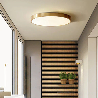 LumaNova Minimalist LED Ceiling Lamp For Modern Spaces - OpalDwell