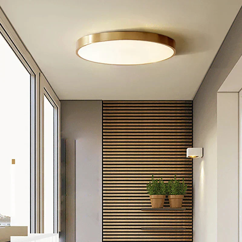LumaNova Minimalist LED Ceiling Lamp For Modern Spaces - OpalDwell