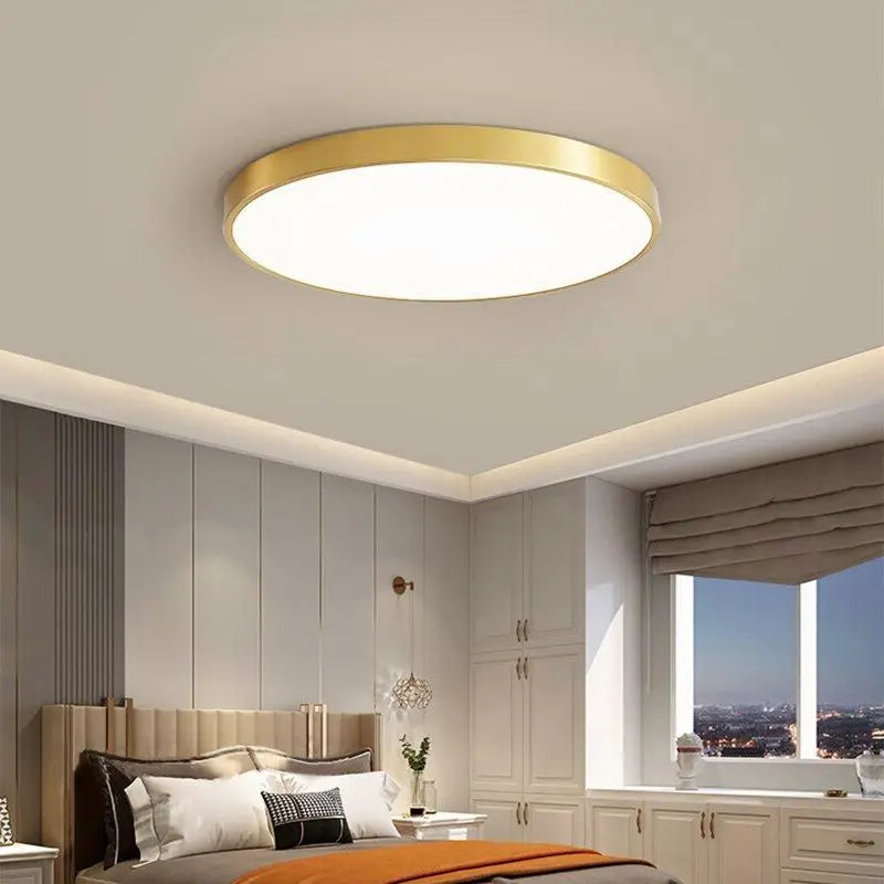 LumaNova Minimalist LED Ceiling Lamp For Modern Spaces - OpalDwell