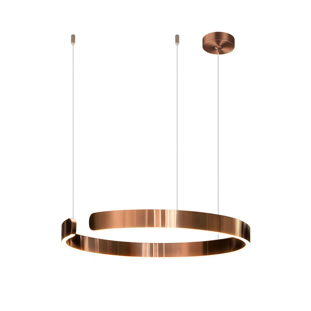 CirqueCircle Pendant Light with Integrated LED for Home - OpalDwell