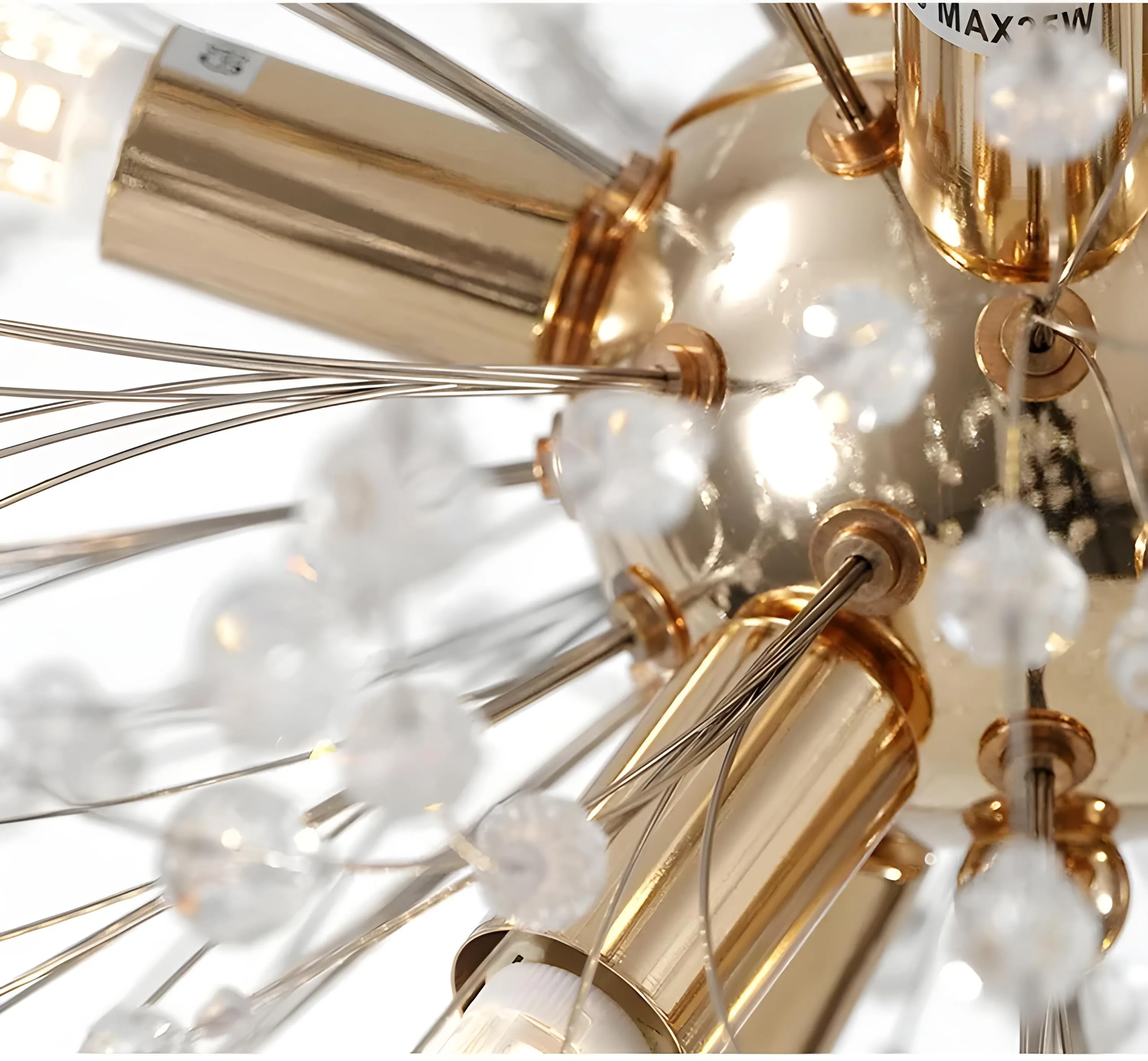 LyraGlow Crystal Firework Chandelier Pendant Light - OpalDwell