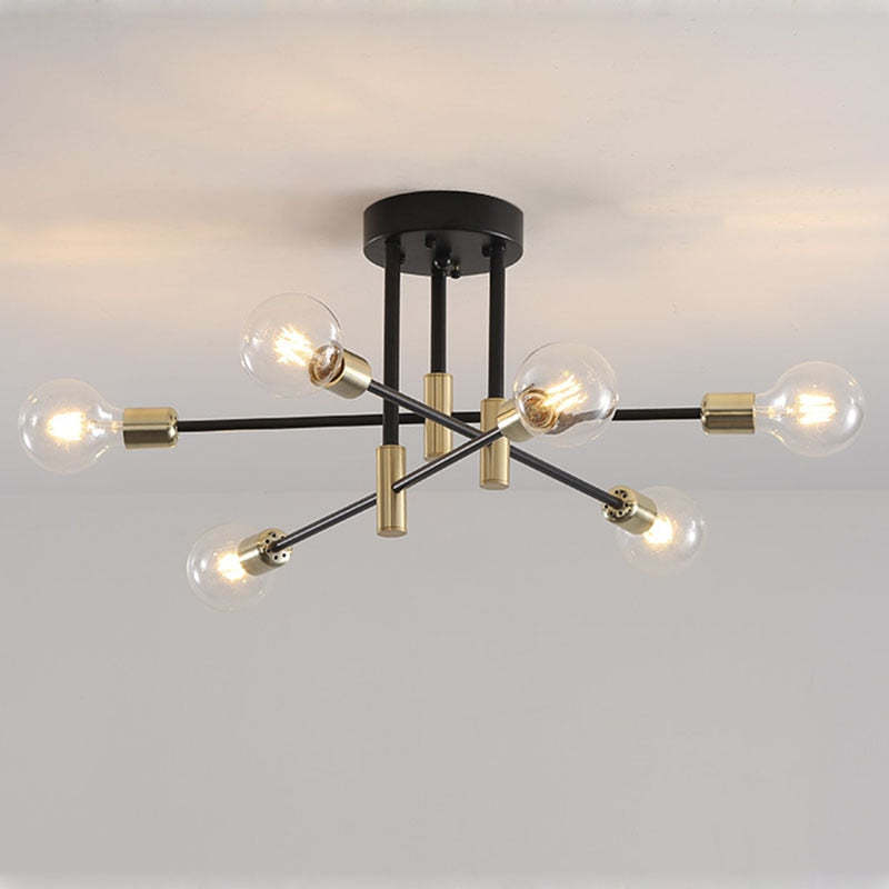 Aurea Modern Flush Mount Ceiling Light With LED Glow - OpalDwell
