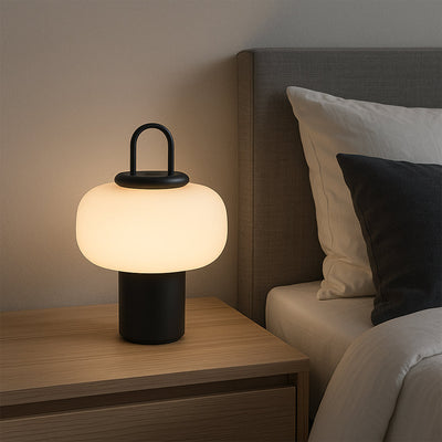 Astraelle Nordic Minimalist Nightstand Lamp With LED - OpalDwell
