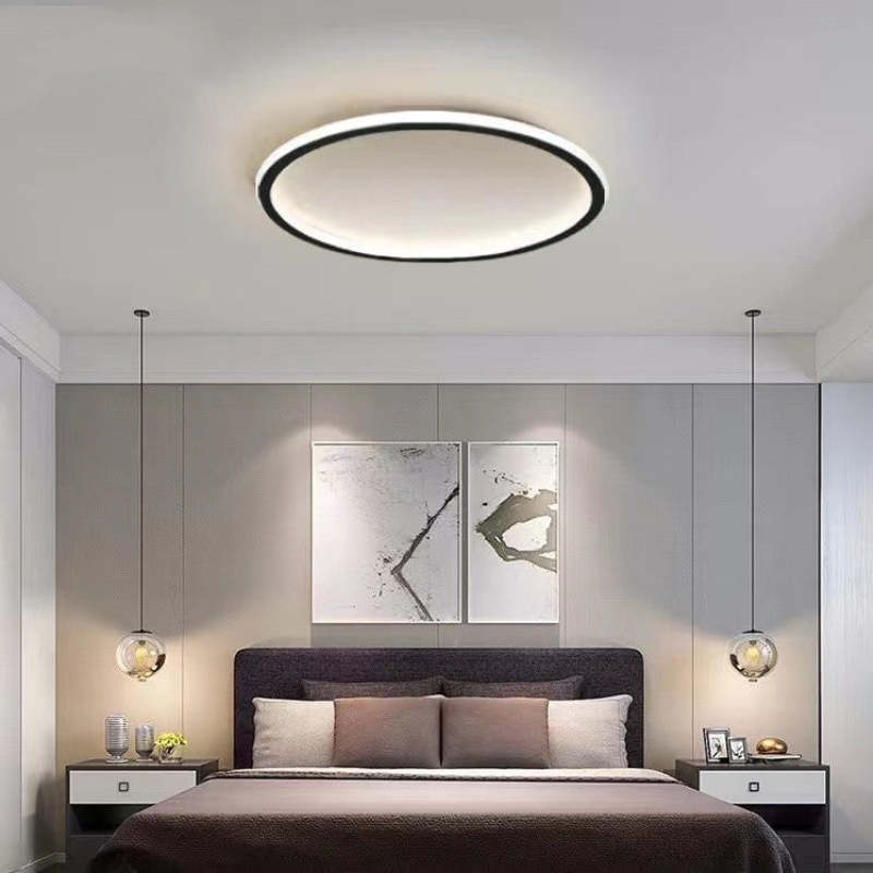 CirroNova UltraThin Circular LED Ceiling Light Minimal Flush Mount - OpalDwell