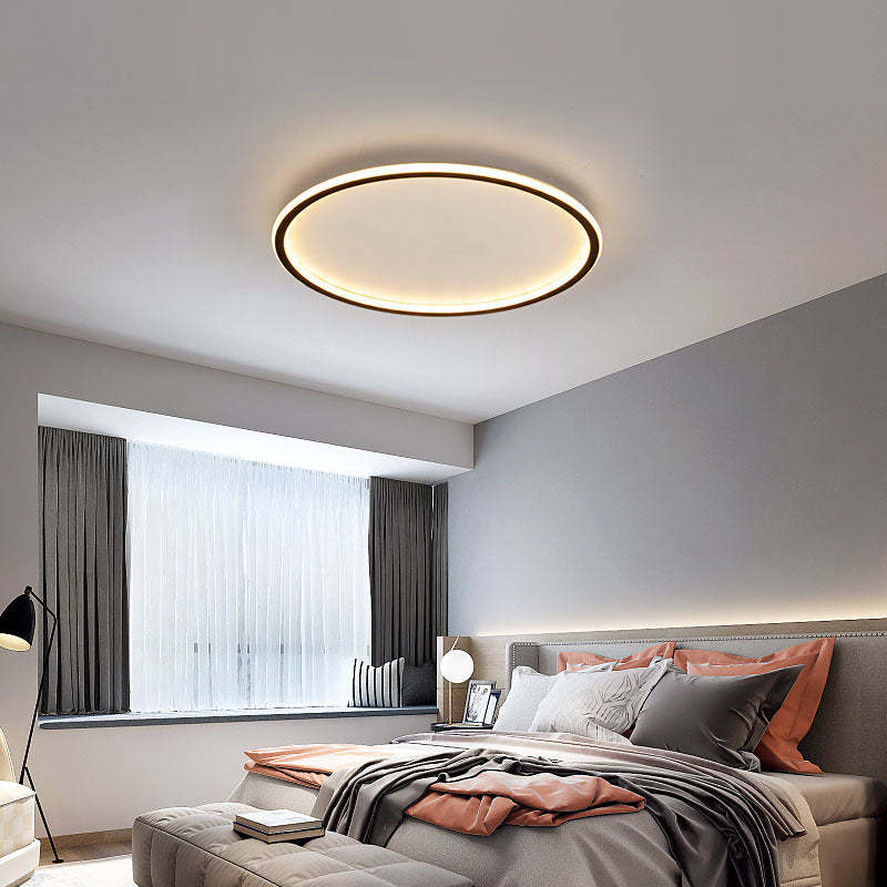 CirroNova UltraThin Circular LED Ceiling Light Minimal Flush Mount - OpalDwell
