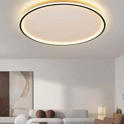 CirroNova UltraThin Circular LED Ceiling Light Minimal Flush Mount - OpalDwell