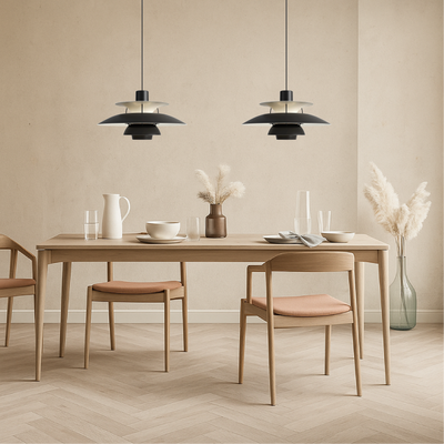 NovaLume Aluminum Pendant Light For Danish Modern Interiors OpalDwell