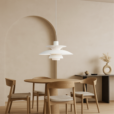 NovaLume Aluminum Pendant Light For Danish Modern Interiors OpalDwell