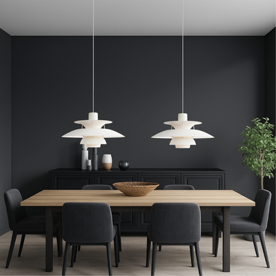 NovaLume Aluminum Pendant Light For Danish Modern Interiors OpalDwell
