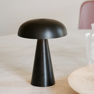 Nova Table Lamp Minimalist Desk Light With Brushed Metal - OpalDwell