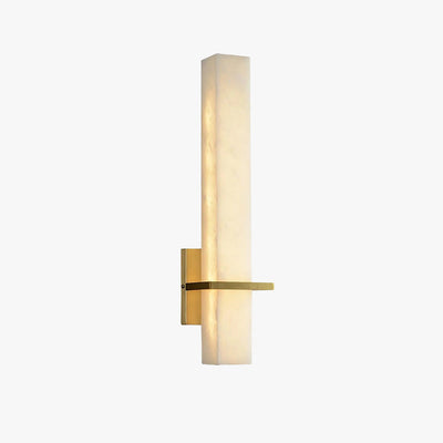 EloraLume Vertical Wall Sconce With Amber LED Glow For Contemporary Interiors OpalDwell