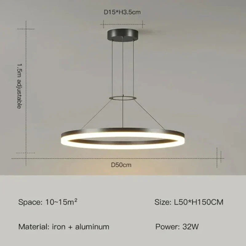 ChicRadiance - Slim hanging lamp | OpalDwell - OpalDwell