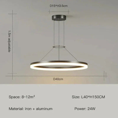 ChicRadiance - Slim hanging lamp | OpalDwell - OpalDwell
