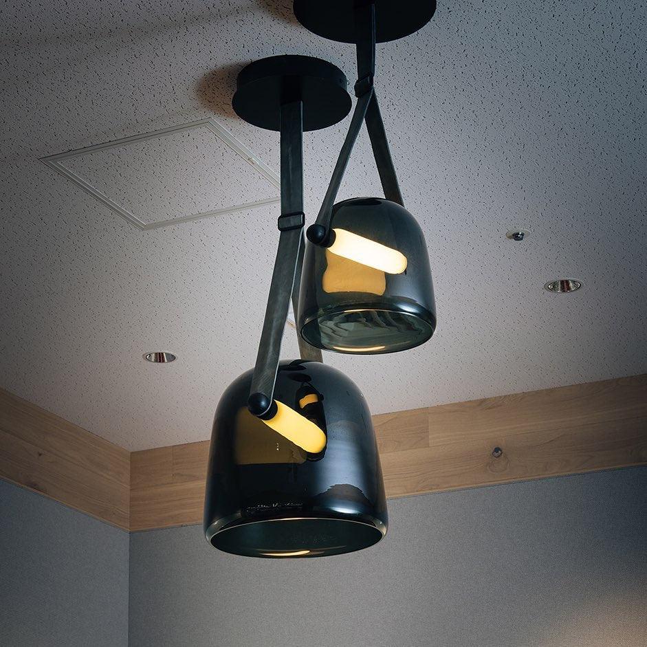 AerisLume | Modern Glass and Metal Pendant Lamp for Homes - OpalDwell
