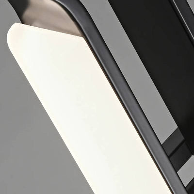 Contemporary Linear LED Chandelier Pendant Light for Dining Room OpalDwell