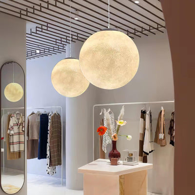 LunaraGlow Moonlight Pendant Lamp for Cozy Ambience - OpalDwell