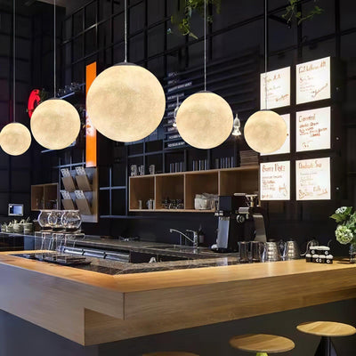 LunaraGlow Moonlight Pendant Lamp for Cozy Ambience - OpalDwell