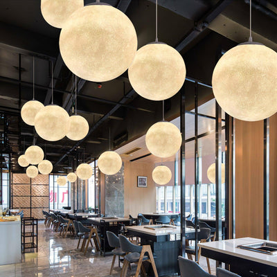LunaraGlow Moonlight Pendant Lamp for Cozy Ambience - OpalDwell
