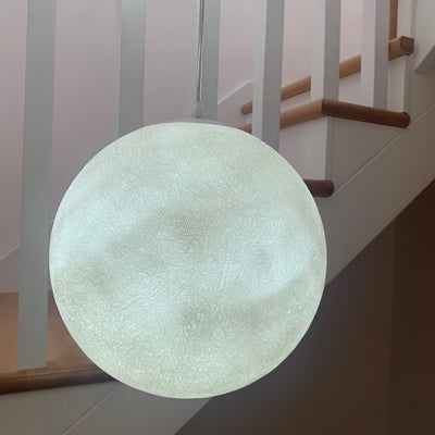 LunaraGlow Moonlight Pendant Lamp for Cozy Ambience - OpalDwell