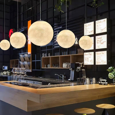 LunaraGlow Moonlight Pendant Lamp for Cozy Ambience - OpalDwell