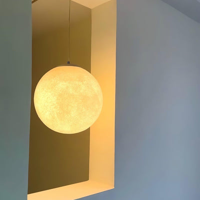 LunaraGlow Moonlight Pendant Lamp for Cozy Ambience - OpalDwell