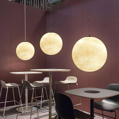LunaraGlow Moonlight Pendant Lamp for Cozy Ambience - OpalDwell