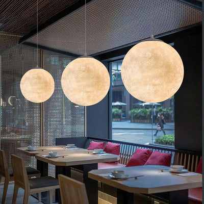 LunaraGlow Moonlight Pendant Lamp for Cozy Ambience - OpalDwell