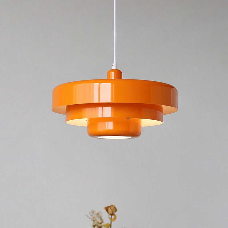 Nordic Inspired Multi Layer Metal Pendant Light 21 cm - OpalDwell