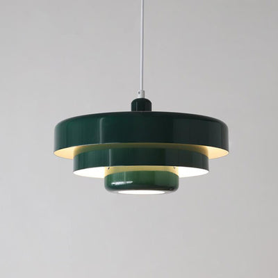 Nordic Inspired Multi Layer Metal Pendant Light 21 cm - OpalDwell
