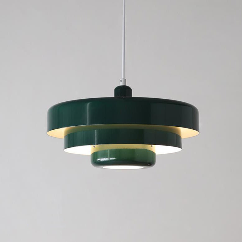 Nordic Inspired Multi Layer Metal Pendant Light 21 cm - OpalDwell